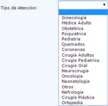 tipo de atención