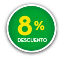 8% DE DCTO.