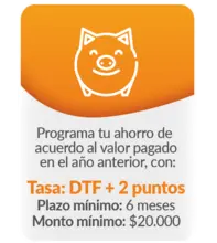 Programa tu ahorro