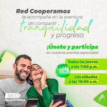 Red Cooperamos te acompaña en la aventura de compartir tranquilidad y progreso