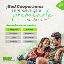 ¡Red Cooperamos se renueva para premiarte mucho más!