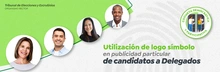 Utilización de logo símbolo en publicidad particular de candidatos a Delegados