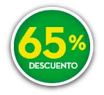 65 % DE DESCUENTO