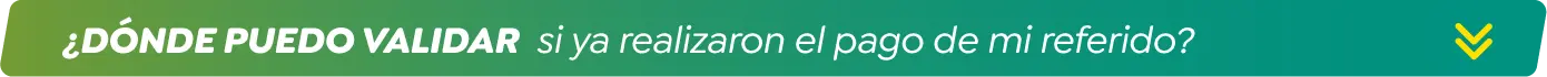¿Dónde puedo validar el pago?