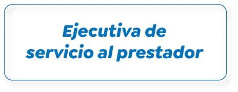 Ejecutiva de servicio al prestador