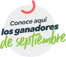 Conoce aquí a los ganadores de septiembre