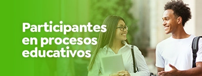 Participantes en procesos educativos