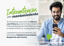 Pop up intermitencias