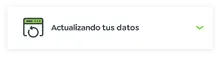 Actualizando tus datos