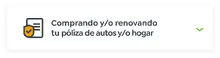 Comprando y/o renovando tu  p&oacute;liza de autos y/o hogar o pagando  de contado tu p&oacute;liza de autos
