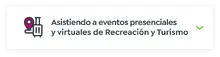 Asistiendo a eventos presenciales  y virtuales y/o haciendo uso de  los convenios de recreaci&oacute;n