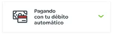 Pagando  con tu d&eacute;bito  autom&aacute;tico