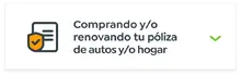 Comprando y/o  renovando tu p&oacute;liza  de autos y/o hogar 
