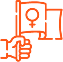 Viste el color naranja, símbolo de un futuro libre de violencia.